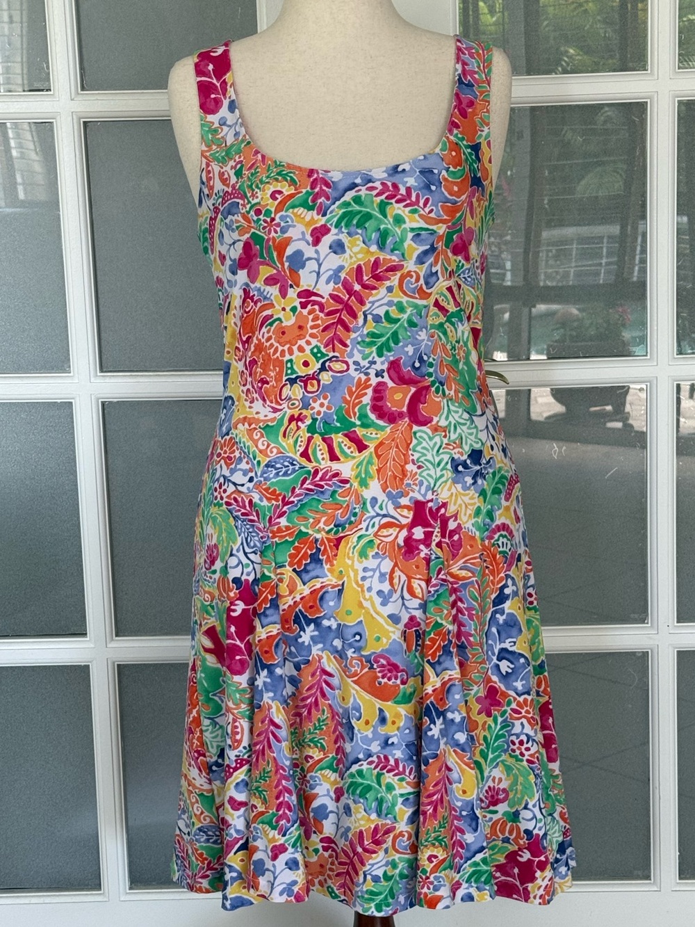 Lauren Ralph Lauren Floral Fit & Flare Dress M